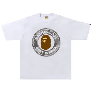 BAPE Color Camo Busy Works Relaxed Fit Tee 'White/Grey', White