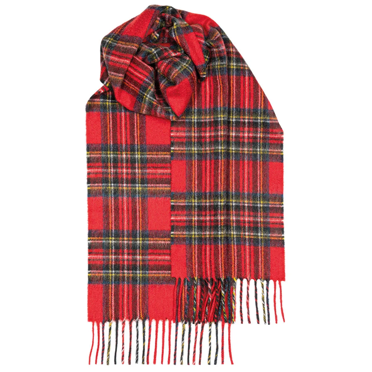 Beau Luxury Cashmere Scarf - Royal Stewart Modern