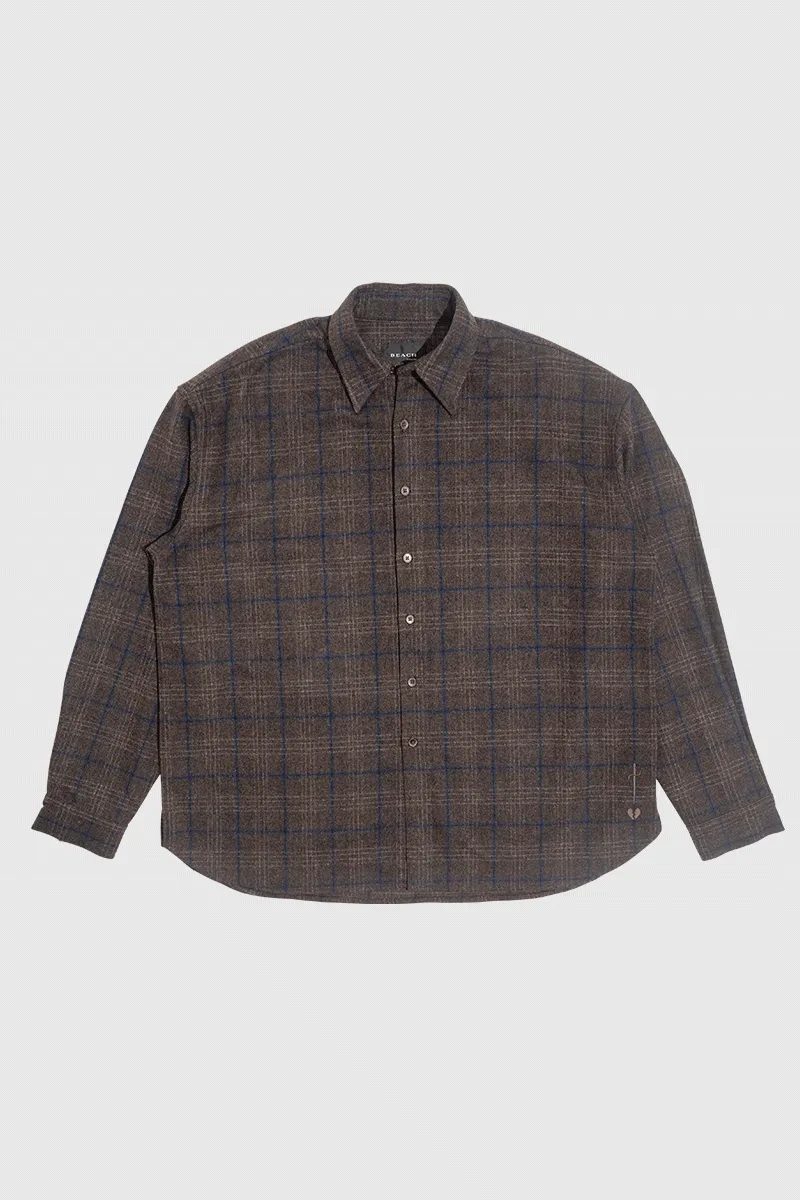 Big LS Shirt - Chocolate Plaid