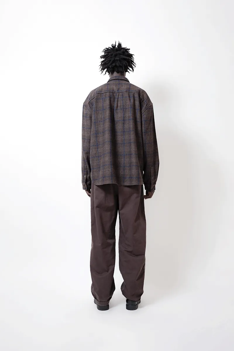 Big LS Shirt - Chocolate Plaid