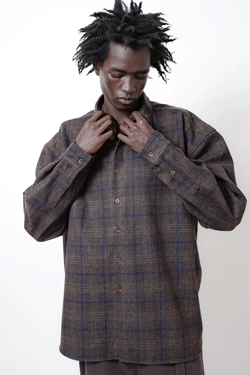 Big LS Shirt - Chocolate Plaid