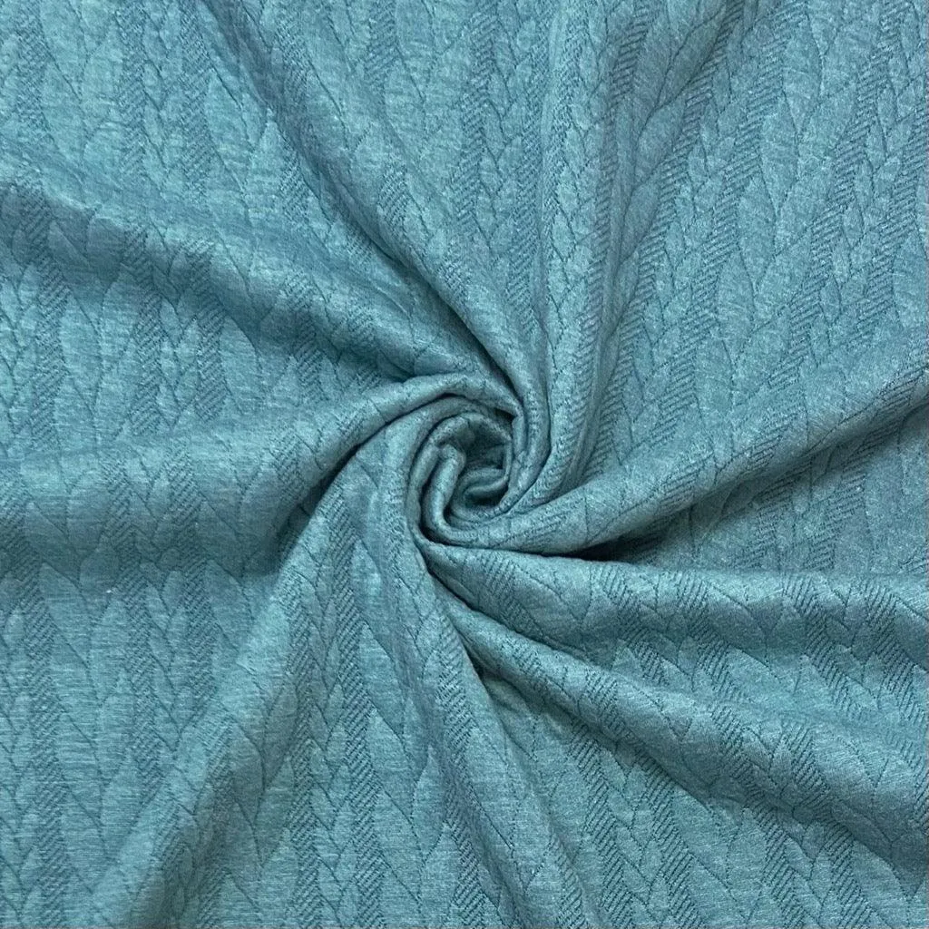 Cable Knit Jersey Fabric