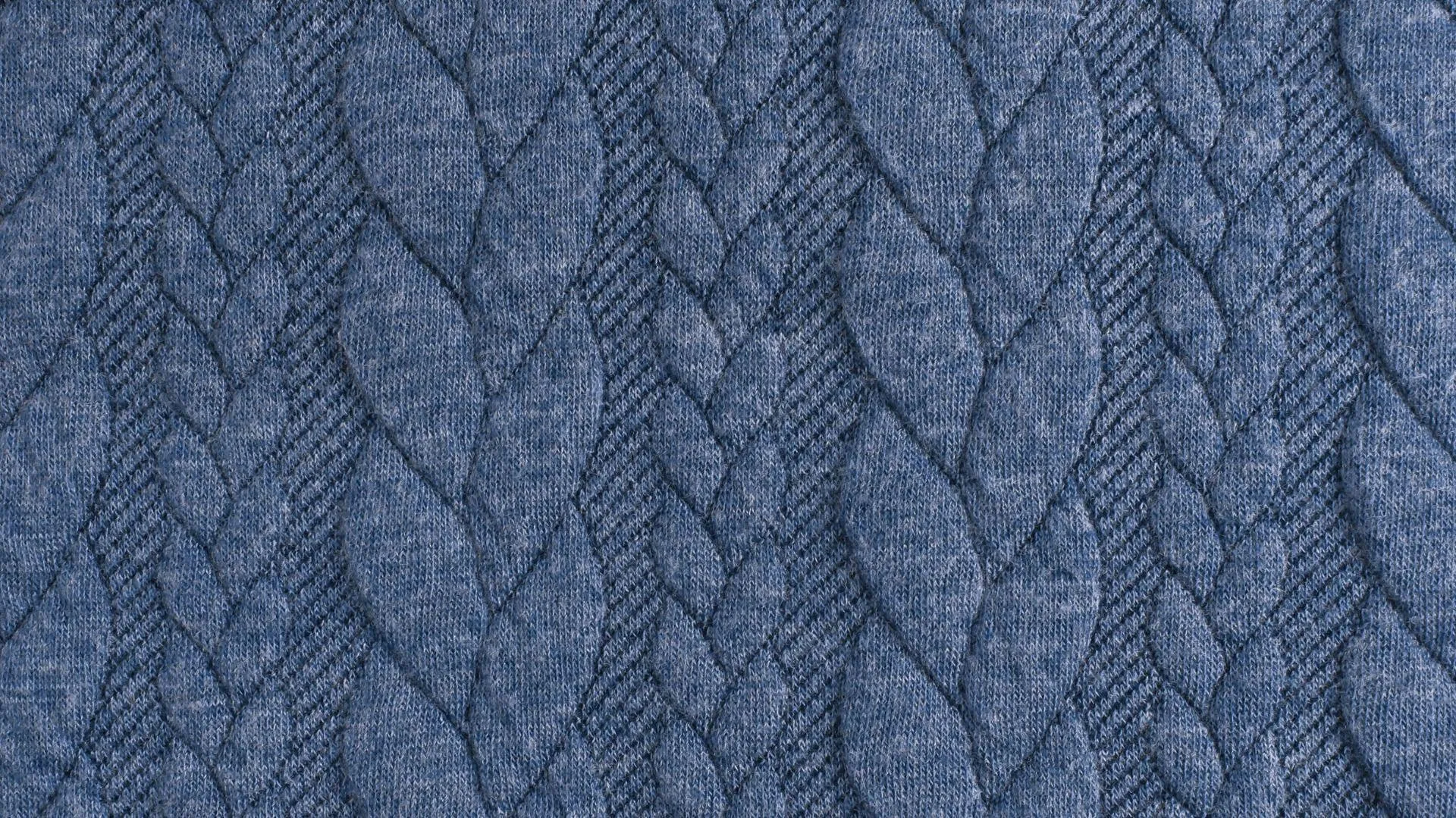 Cable Knit Jersey Fabric