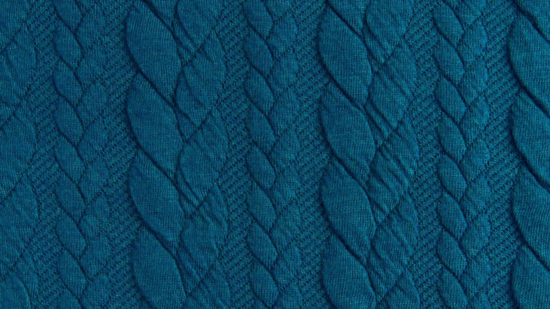 Cable Knit Jersey Fabric