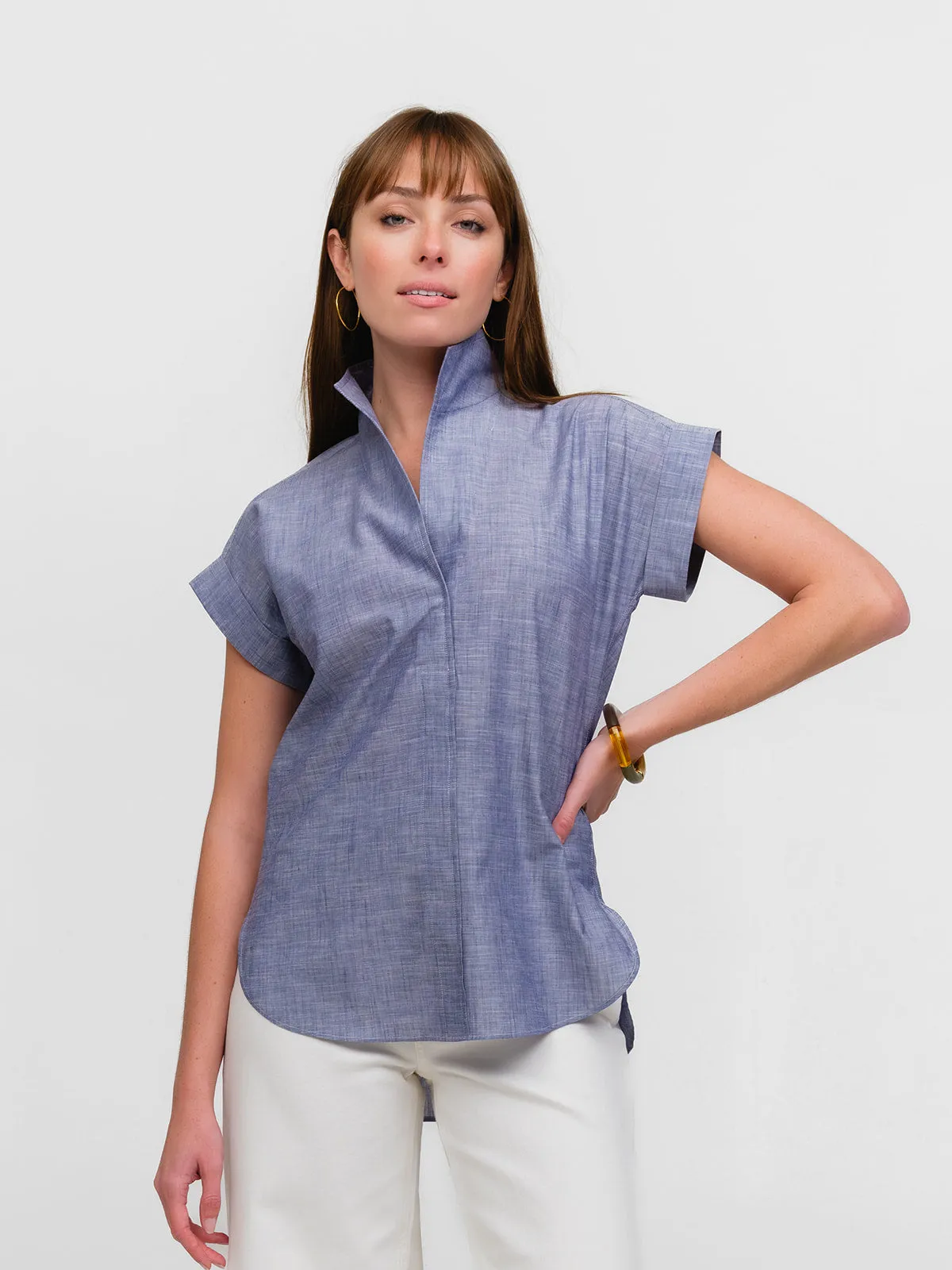 CAP SLEEVE: DENIM DOES THE COUNTRY CLUB