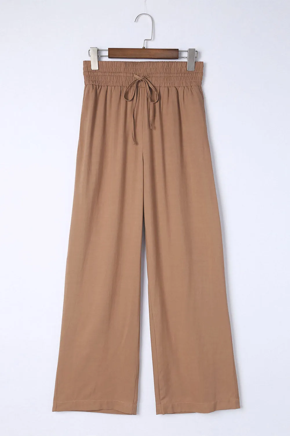 CARAMEL LATTE WIDE LEG PANTS