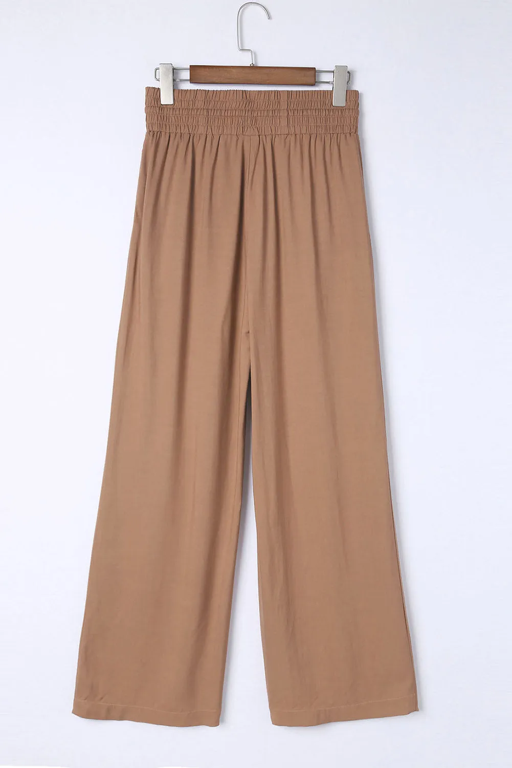 CARAMEL LATTE WIDE LEG PANTS