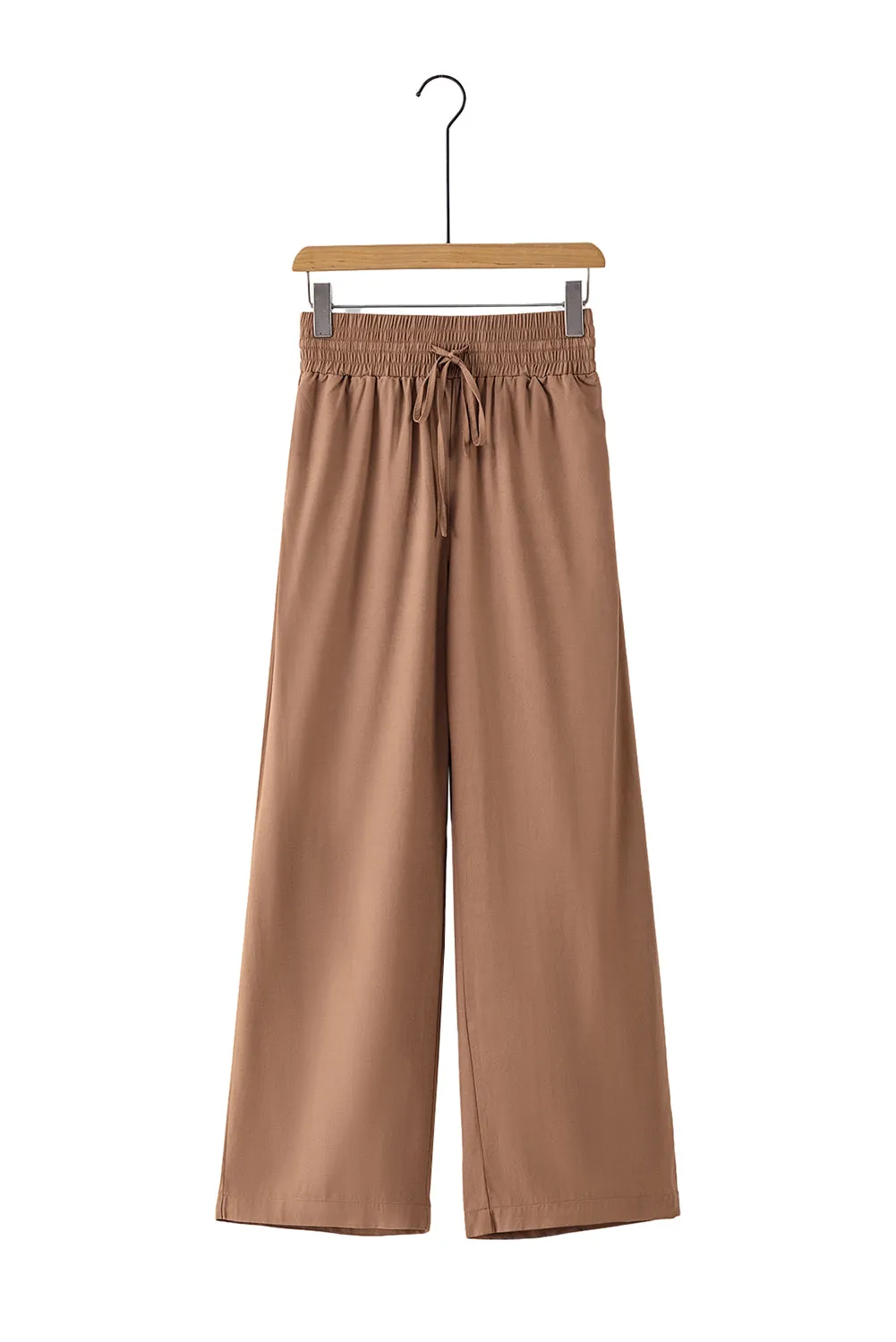 CARAMEL LATTE WIDE LEG PANTS