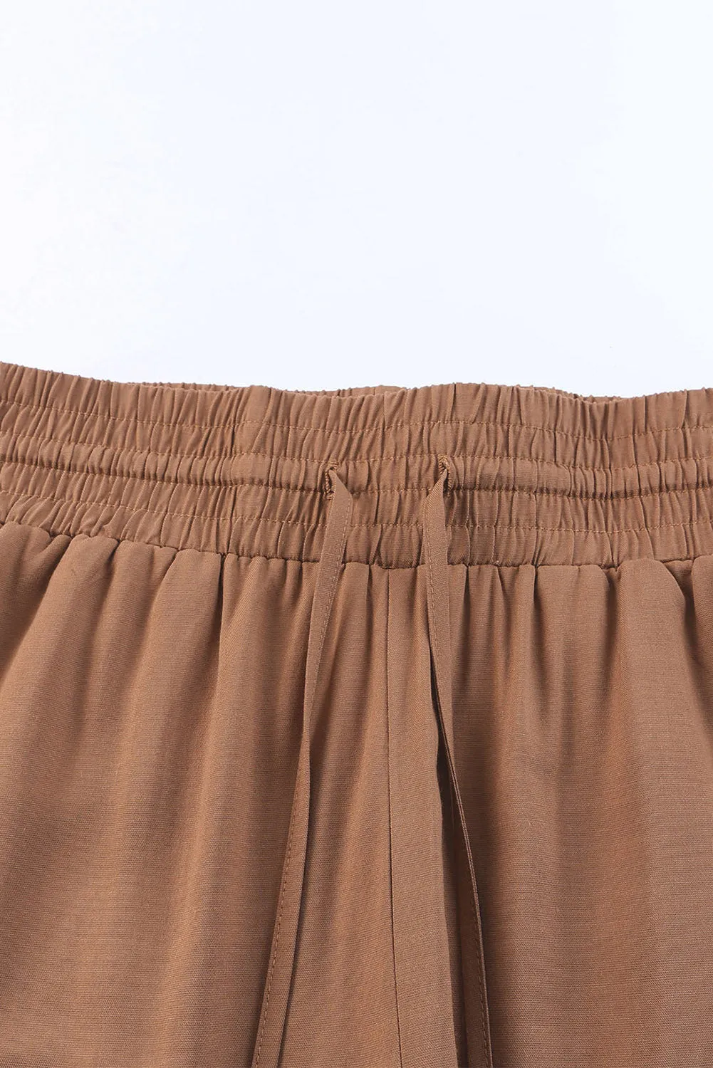 CARAMEL LATTE WIDE LEG PANTS