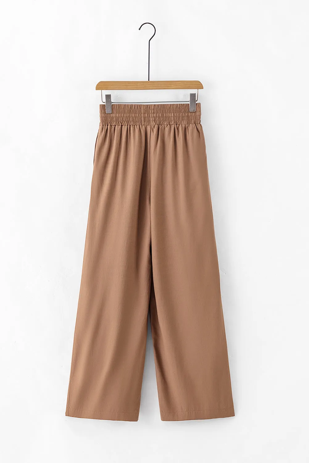 CARAMEL LATTE WIDE LEG PANTS