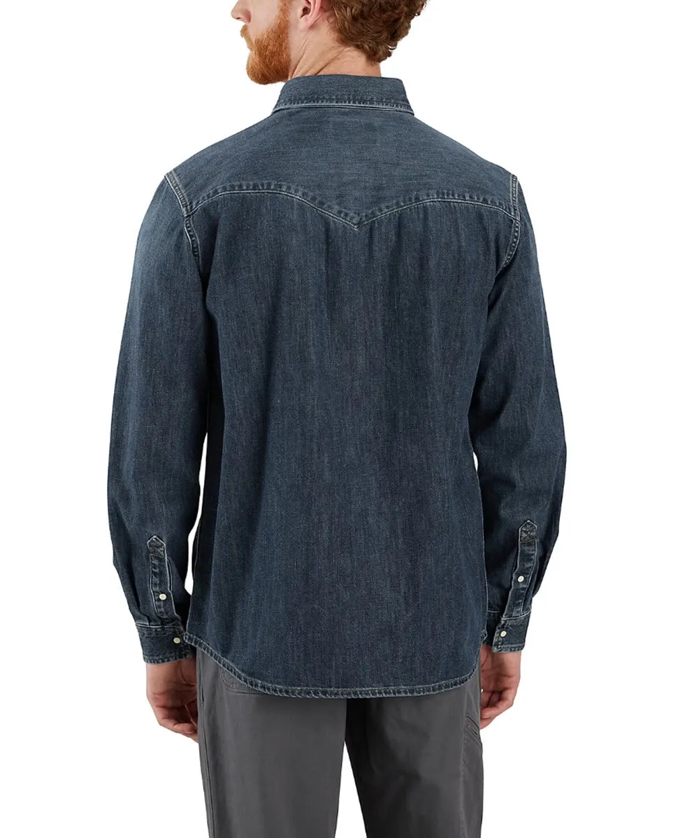 Carhartt Men's Montana Denim Shirt - Wyatt Washed Blue