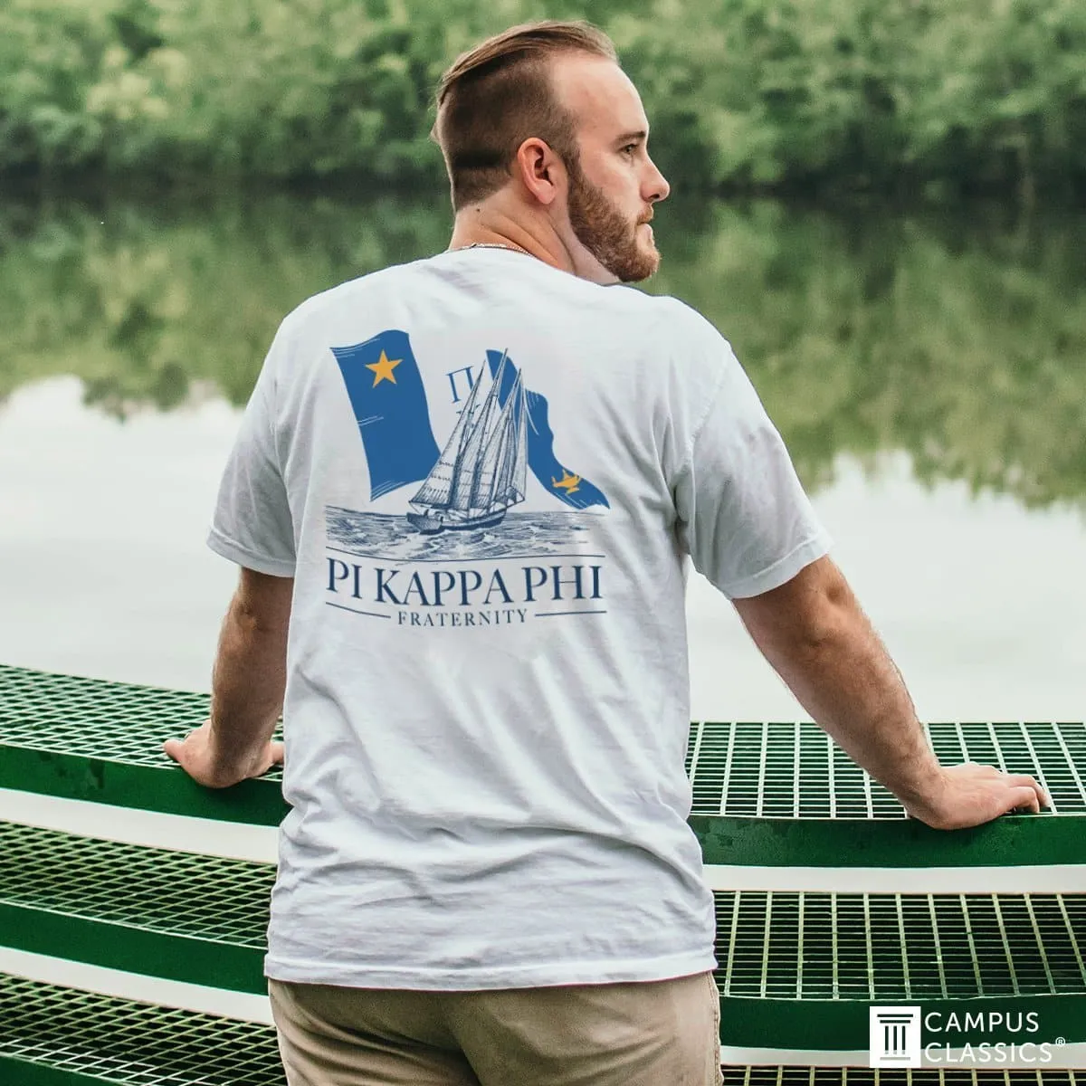 Comfort Colors White Seafarer Short Sleeve Tee