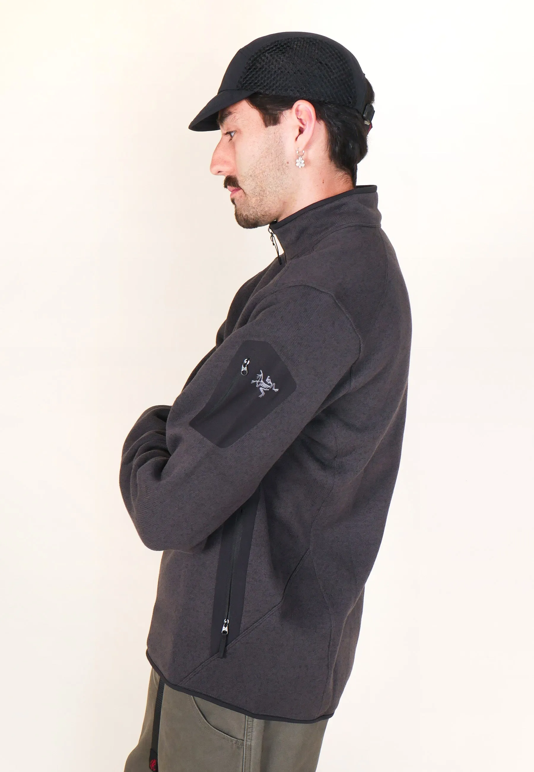 Covert Cardigan - Black Heather