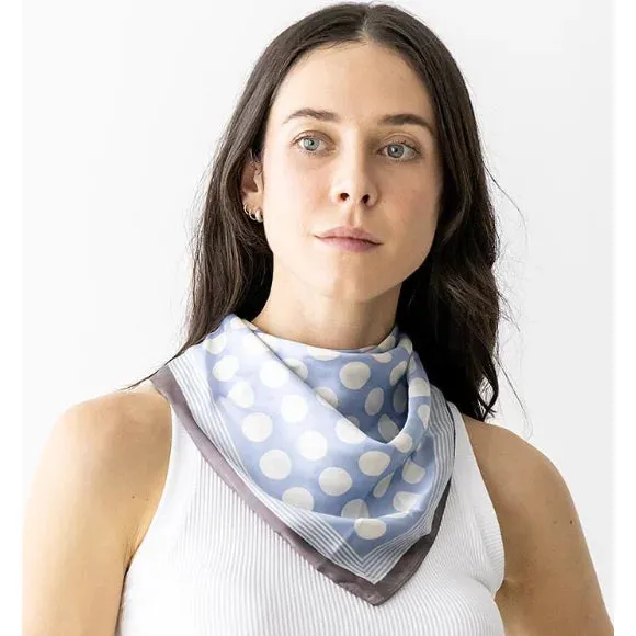 Dot Silky Neck Scarf