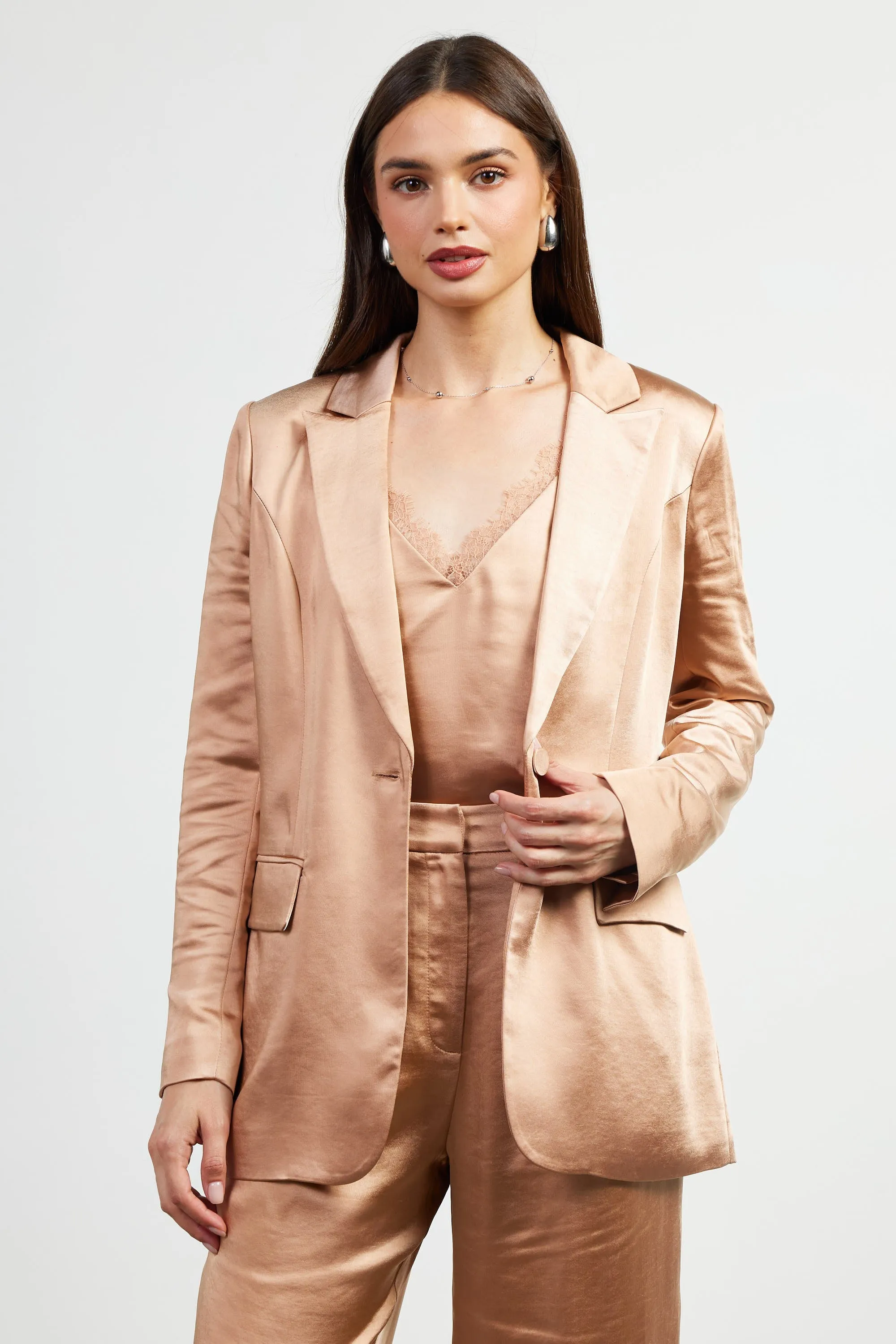 Dull Satin Blazer