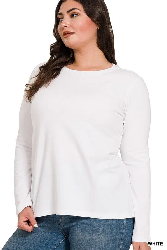 Extended Size Long Sleeve Top