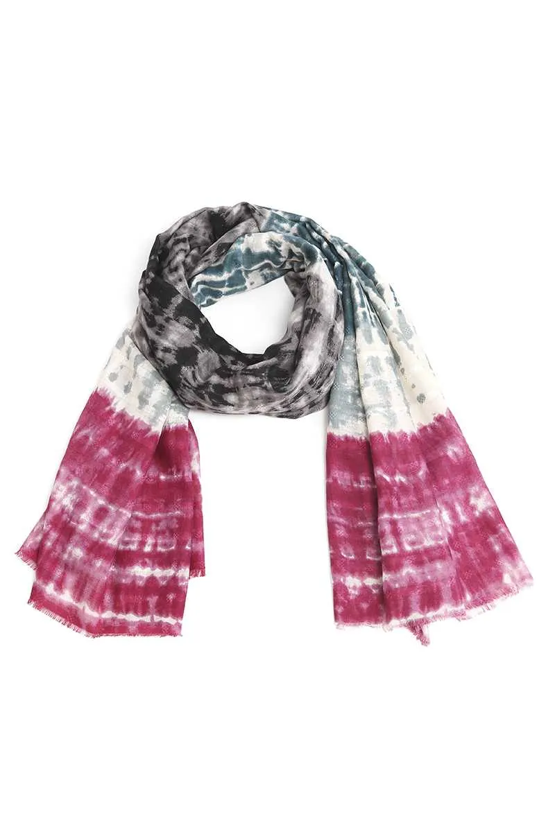 Fashion Tie Dye Skinny Scarf