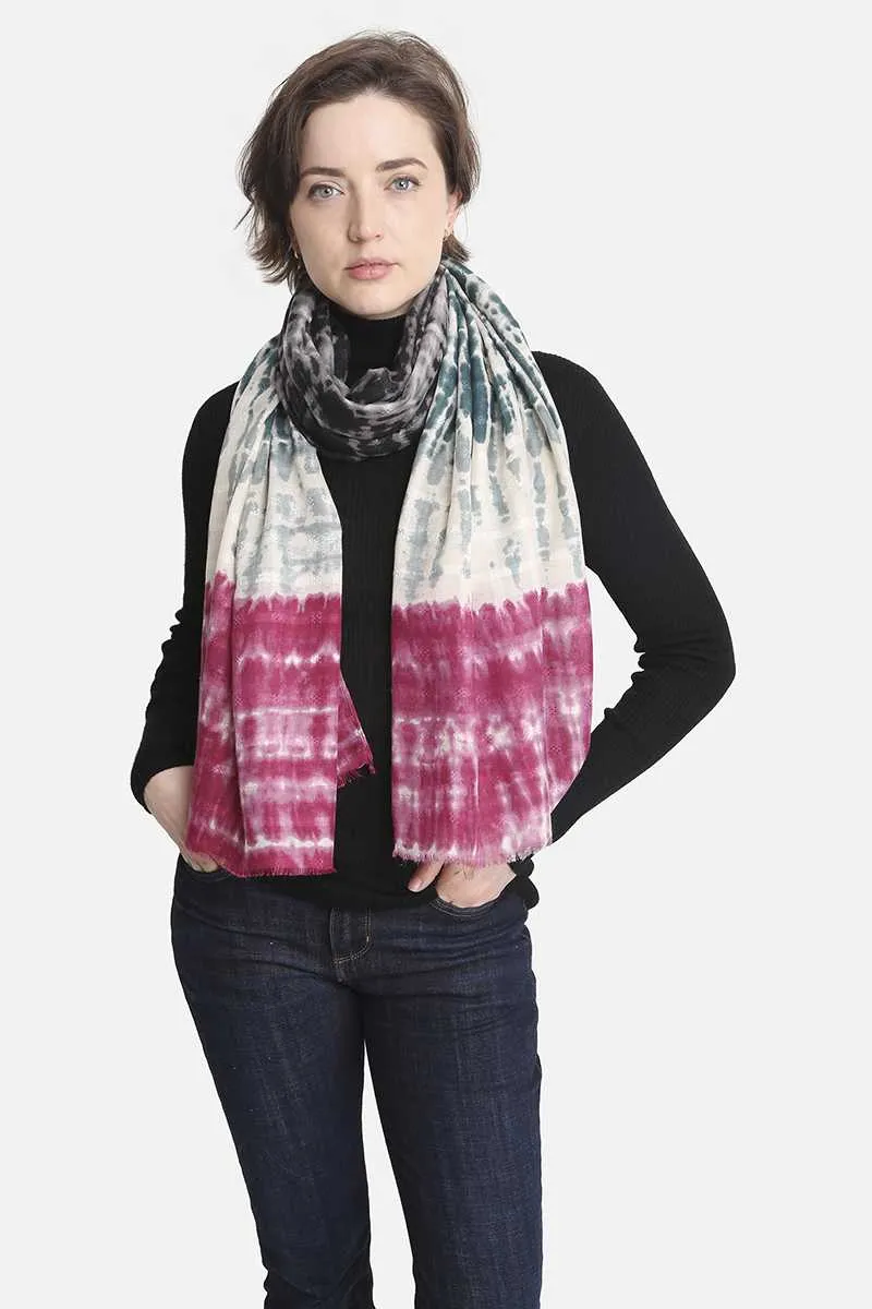 Fashion Tie Dye Skinny Scarf