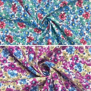 Floral Bloom Cotton Lawn Fabric