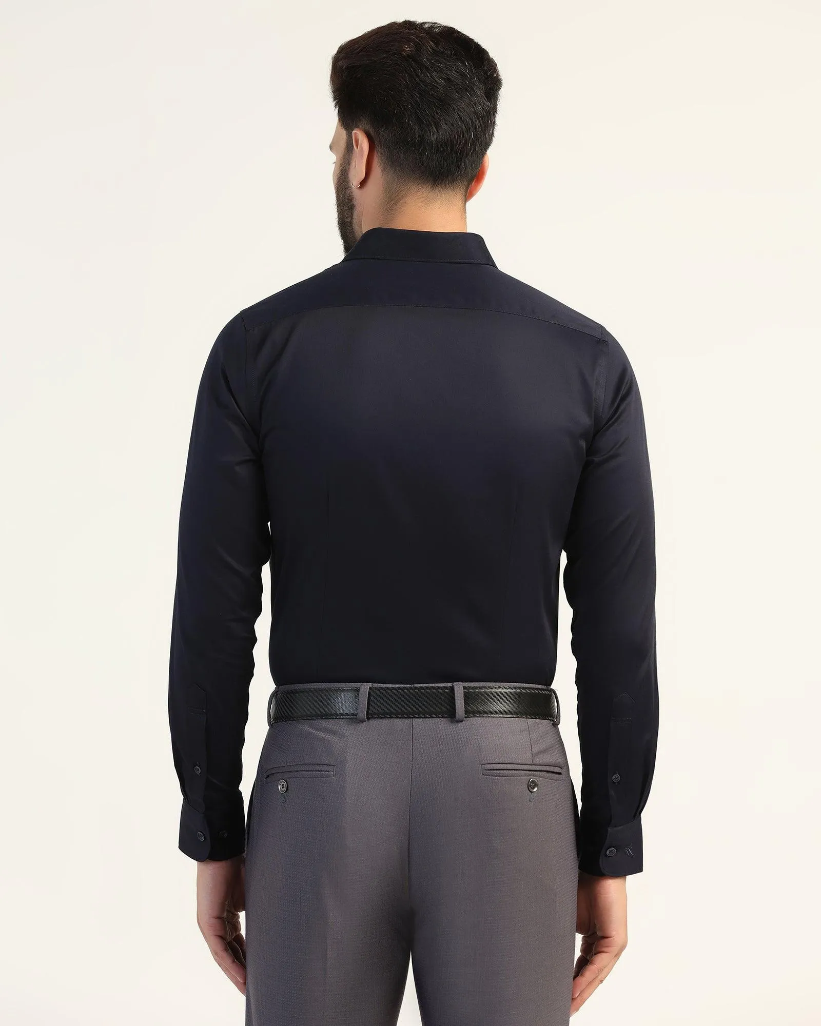 Formal Navy Solid Shirt - Fusion