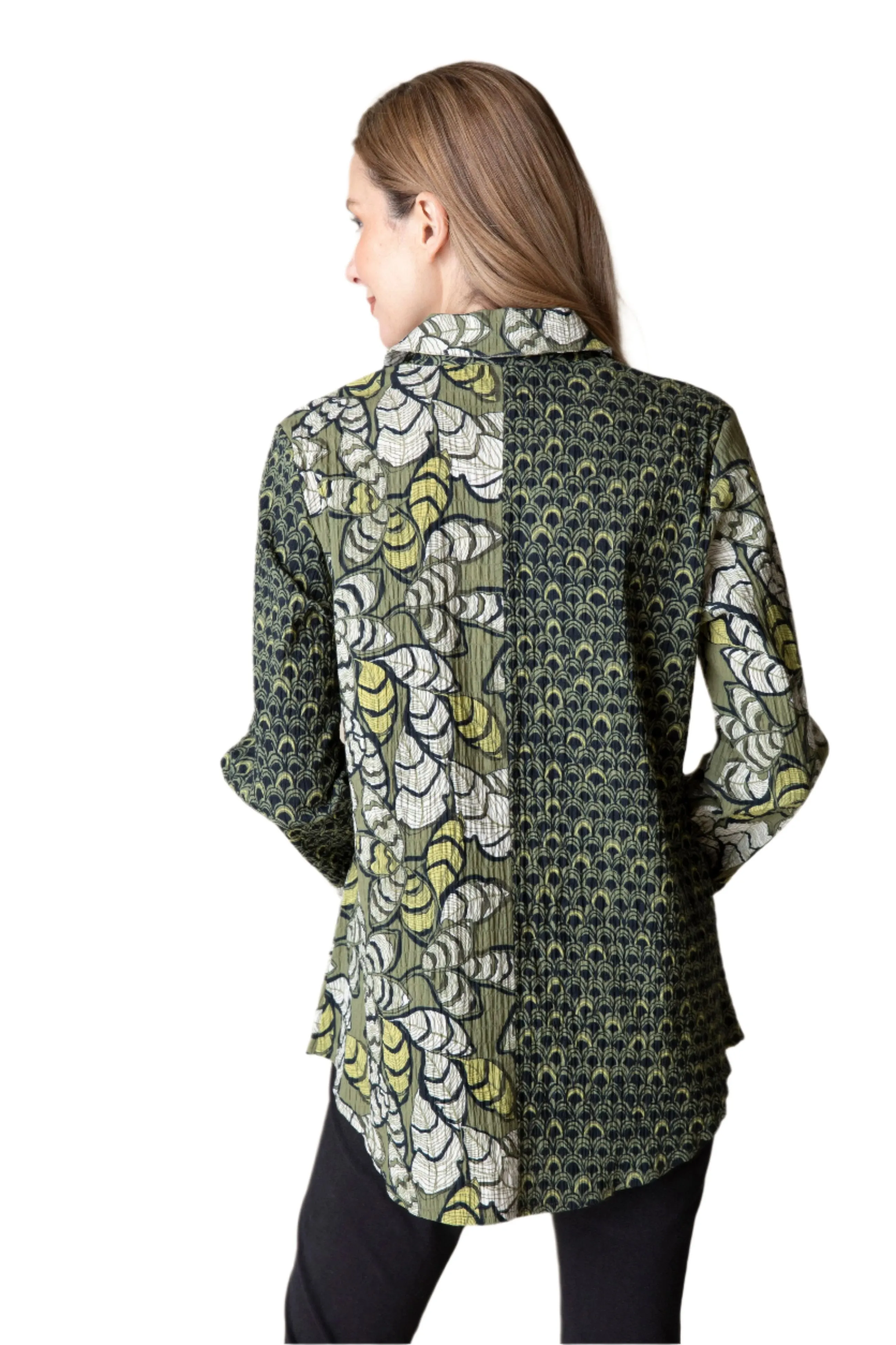 Habitat "Rustling Leaves" Shaped Shirt - 41623