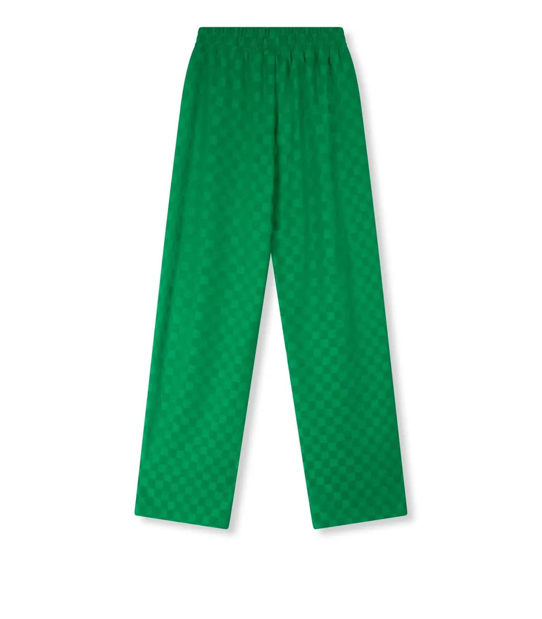 Ladies Knitted Wide Pants - Groen