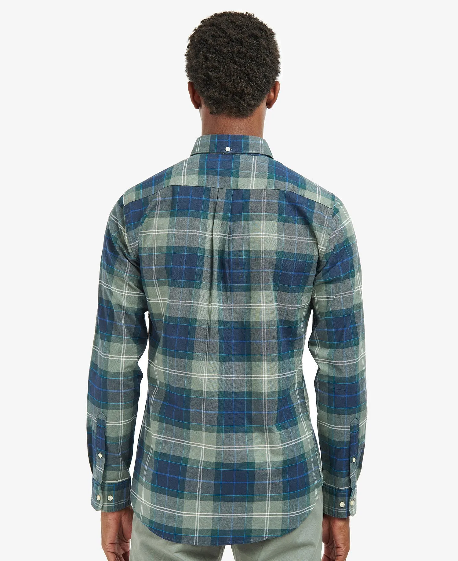 Lewis Tailored Shirt - Kielder Blue Tartan