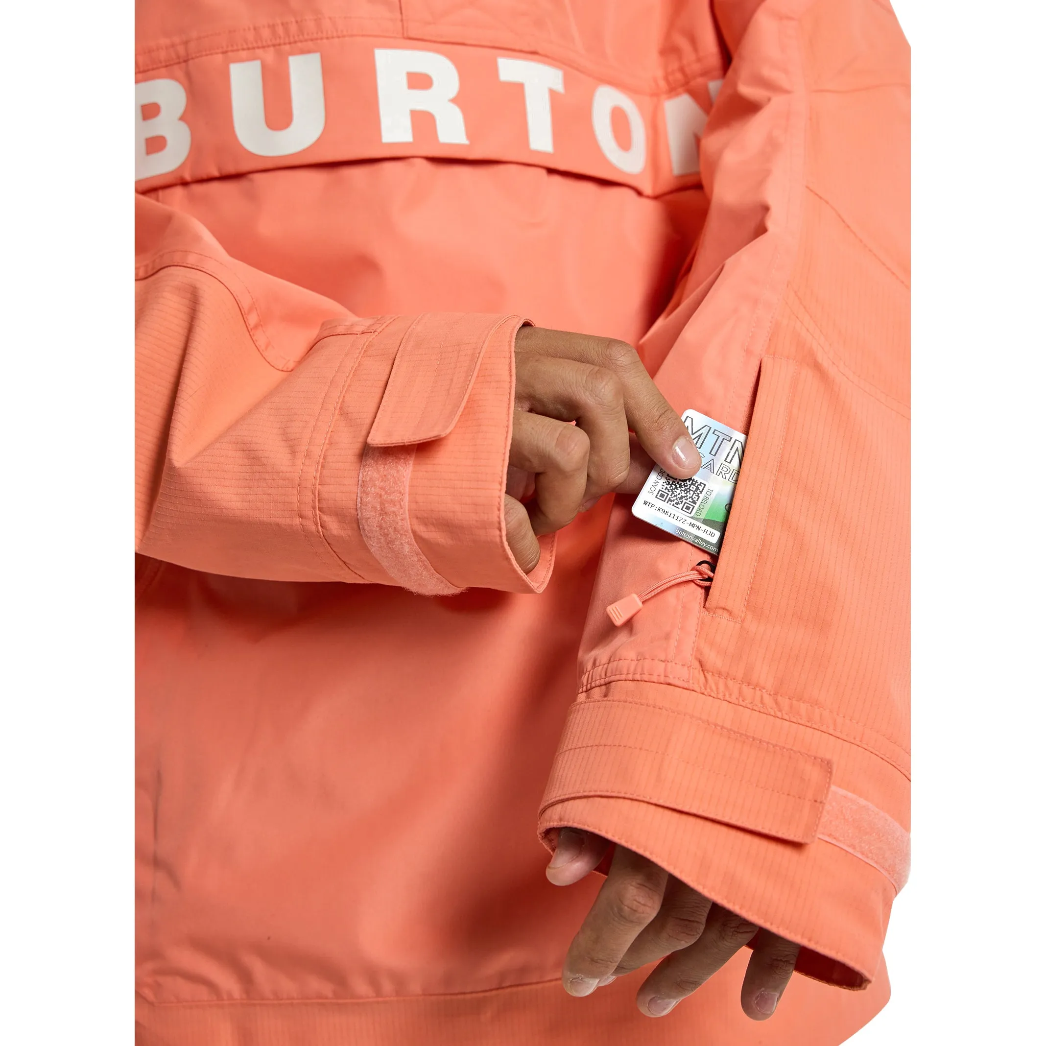 M FROSTNER ANORAK PEACH ECHO