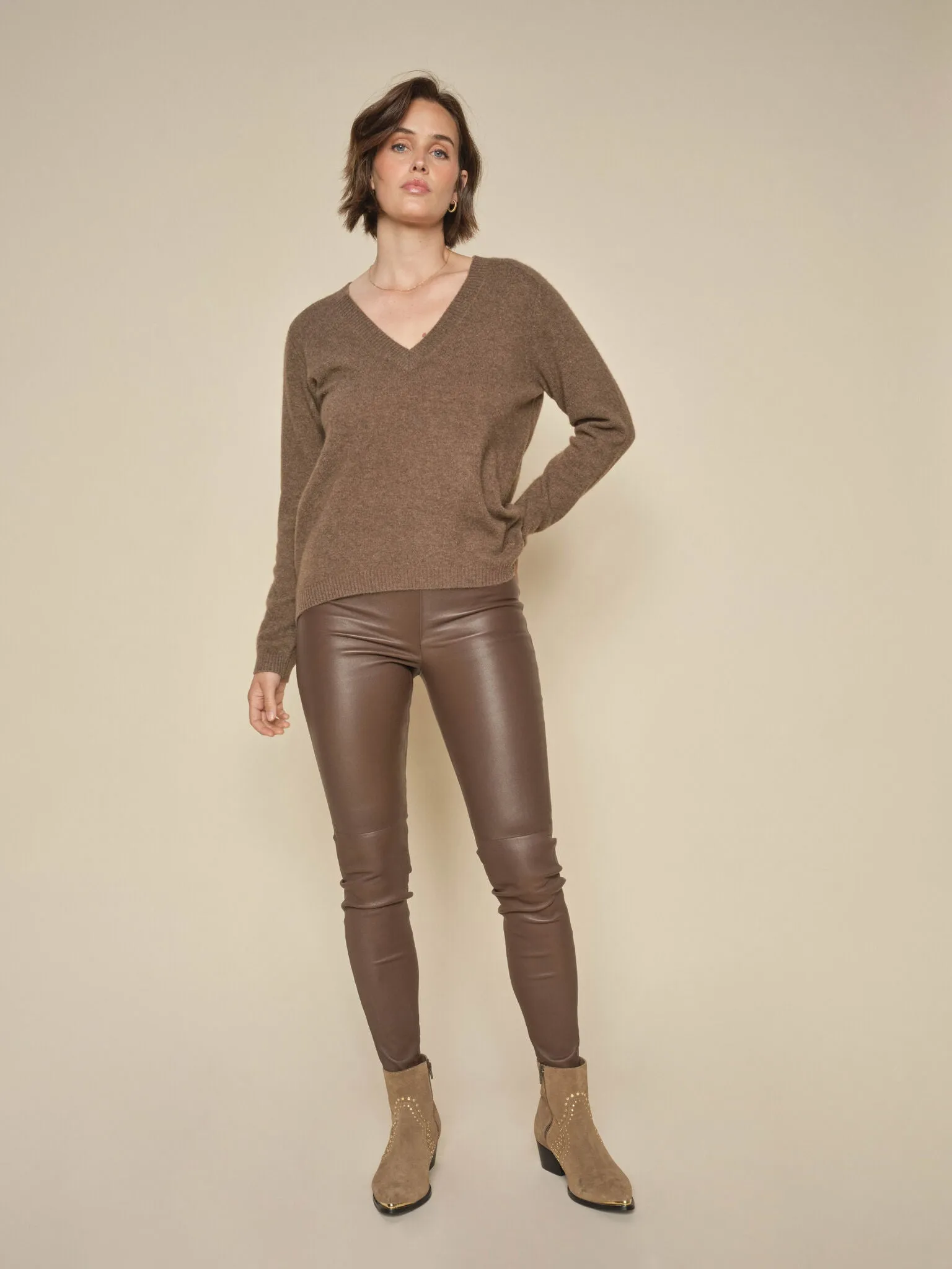 MMArlie Cashmere V-Neck Knit