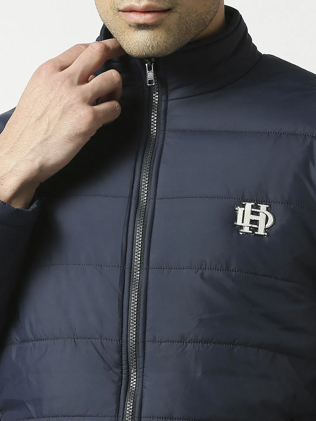 Navy Blue Puffer Jacket