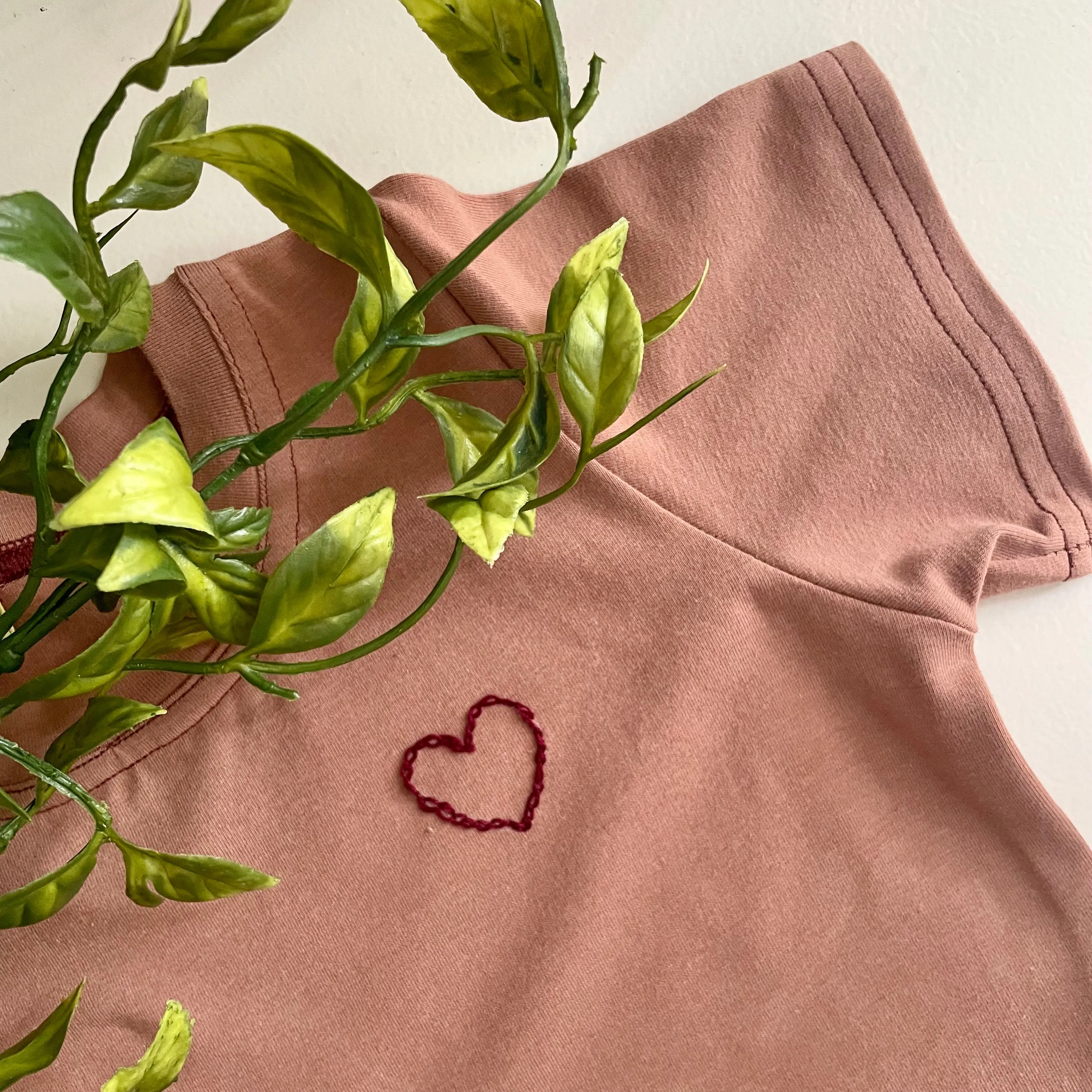 Organic Cotton & Bamboo,  Pink Clay (KJE0175:374)