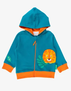 Organic Lion Applique Hoodie