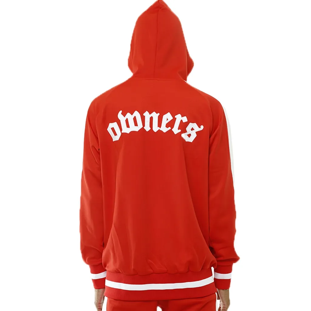 Own The Team Double Stripe Track Jacket Red