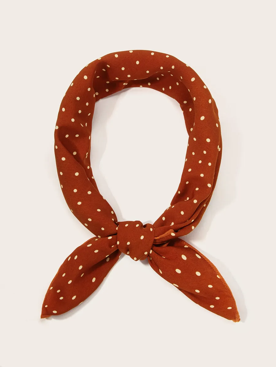 Polka Dot Scarf