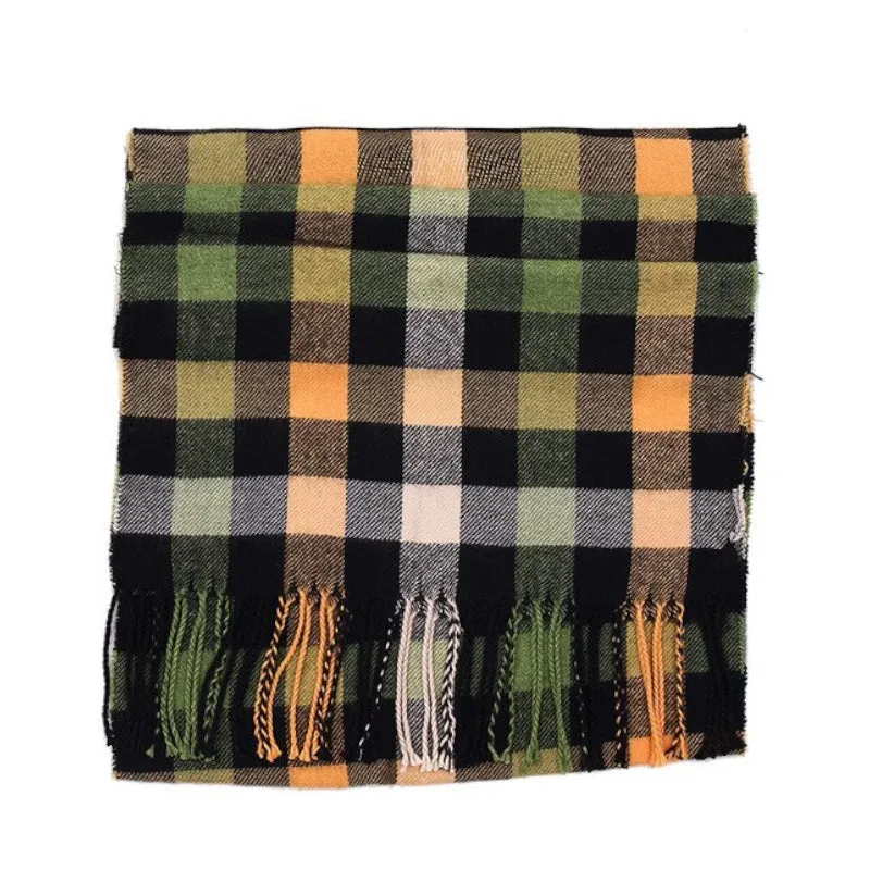 Pologize™ Stylish Plaid Scarf