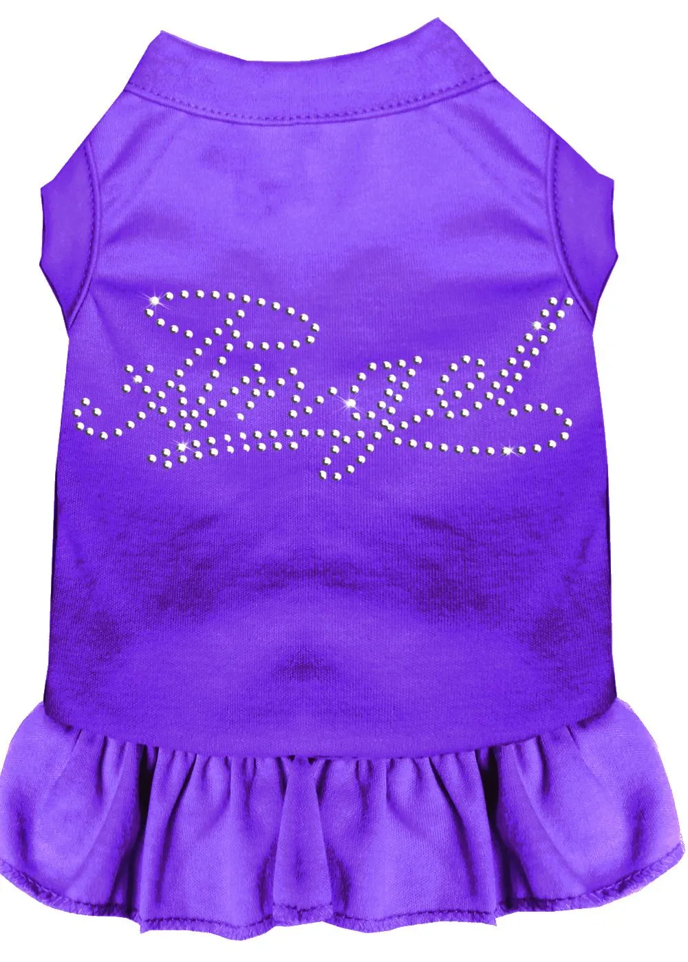 Rhinestone Angel Dress Purple Xs (8)