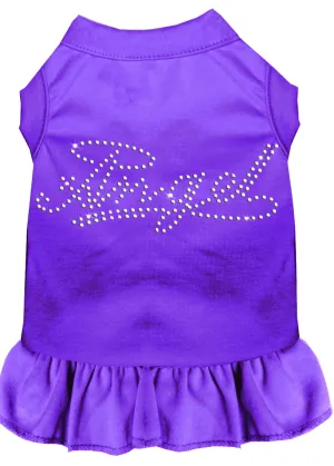 Rhinestone Angel Dress Purple Xs (8)