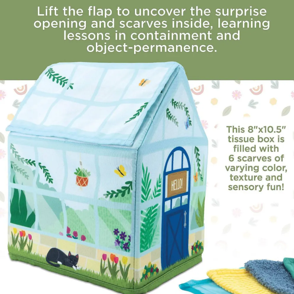 Sensory Sprouts Peek & Pull Tissue Box