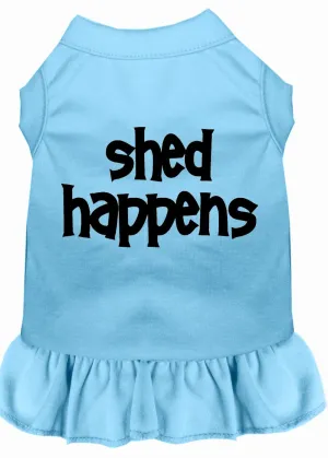 Shed Happens Screen Print Dress Baby Blue Xxxl (20)