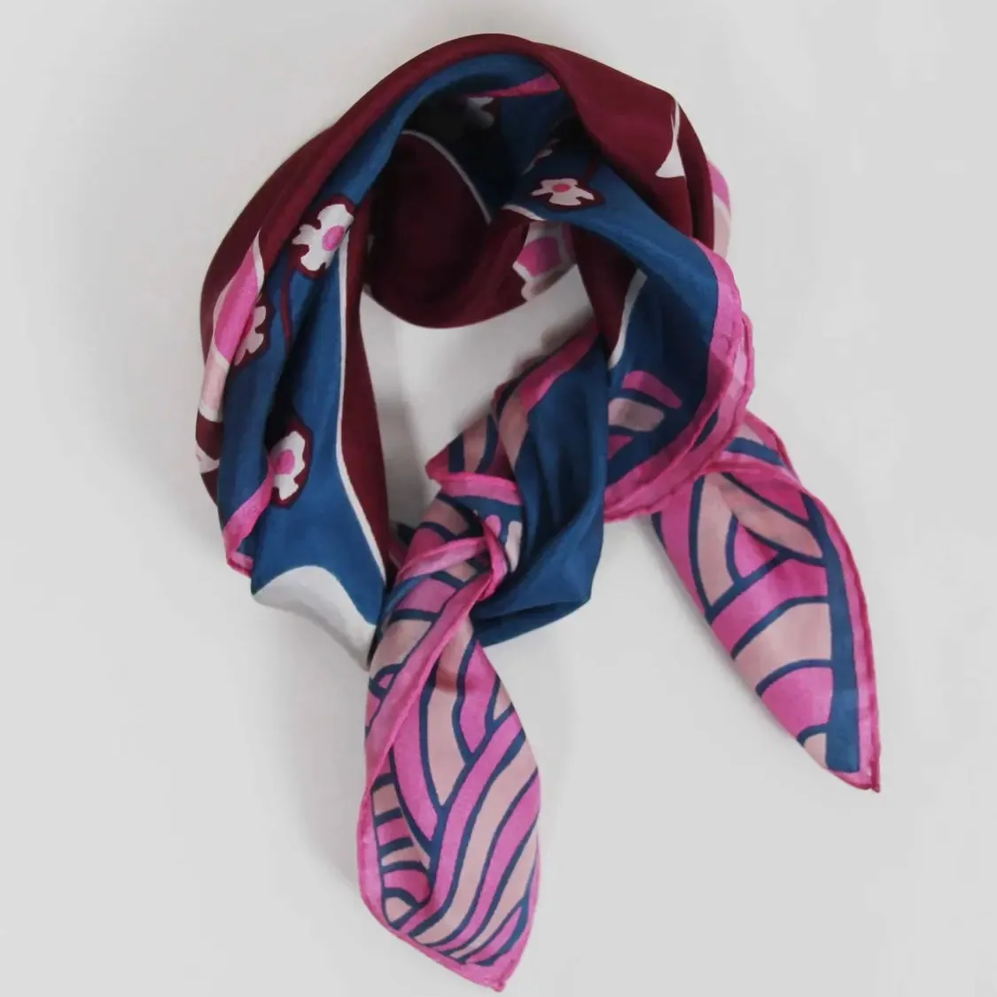 Silk French Art Scarves 20" by 20"