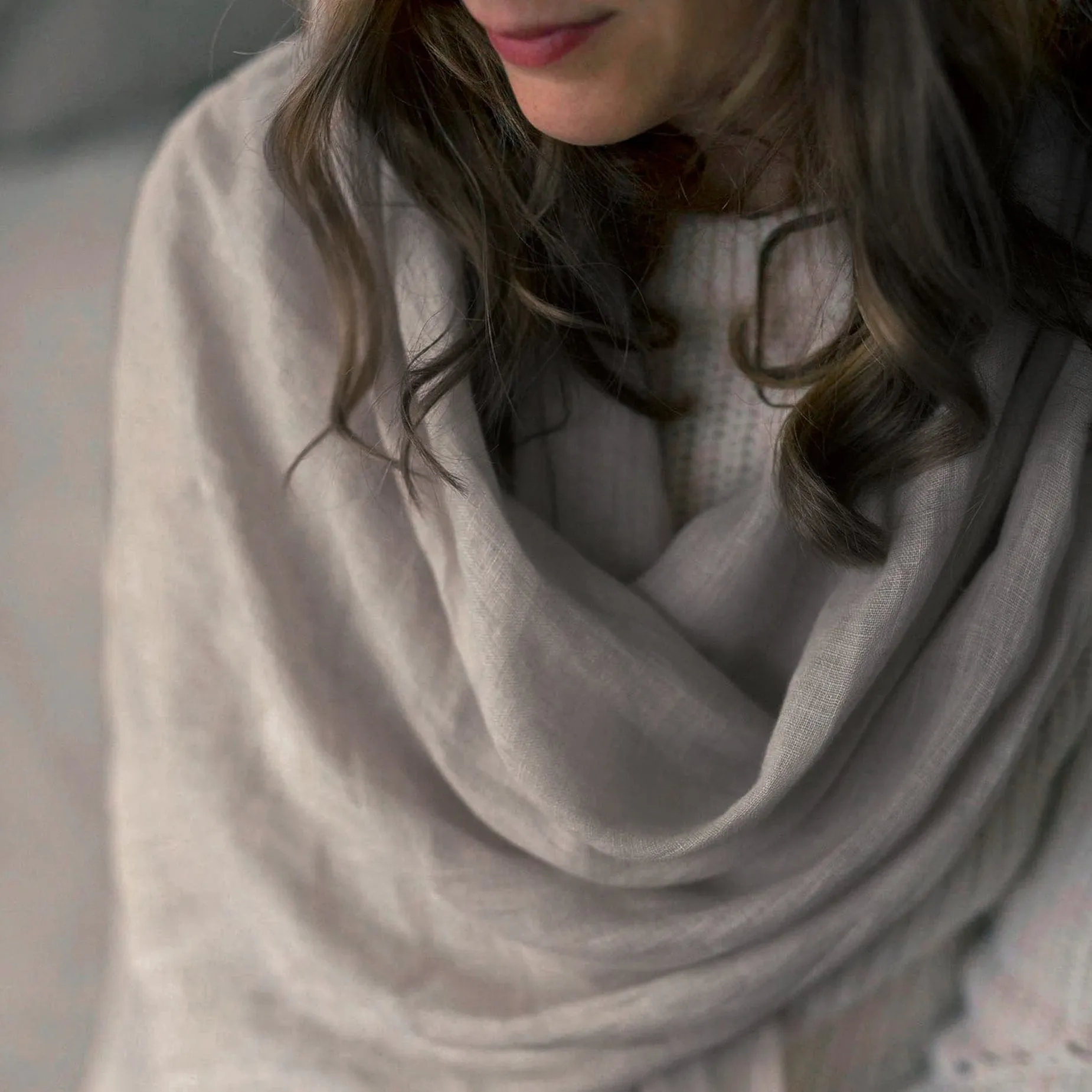 Smooth Linen Scarf