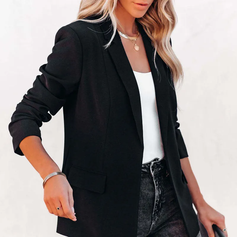 Solid Color Blazer