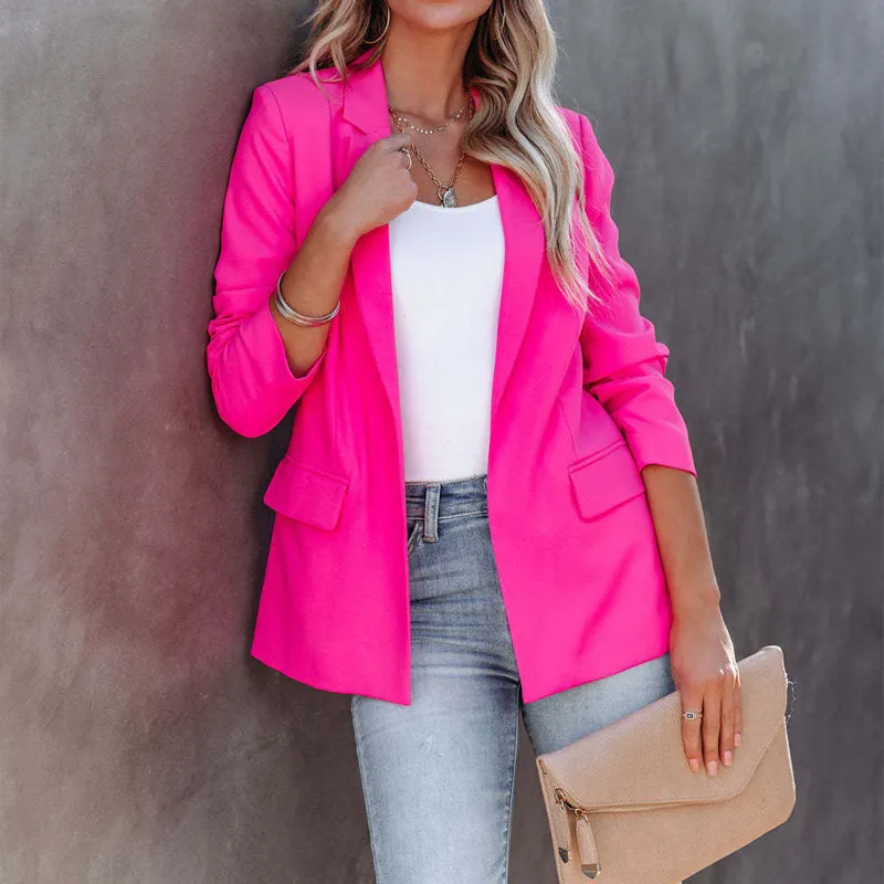 Solid Color Blazer