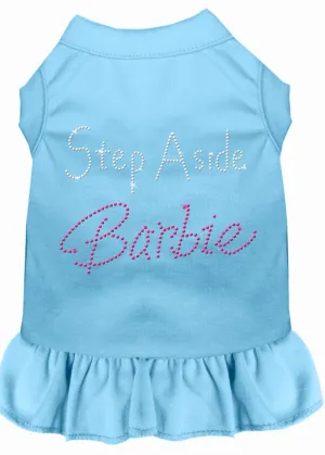 Step Aside Barbie Rhinestone Dress Baby Blue Xl (16)