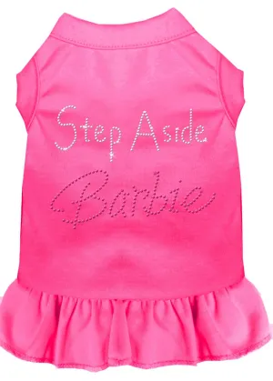 Step Aside Barbie Rhinestone Dress Black With Bright Pink Xs (8)