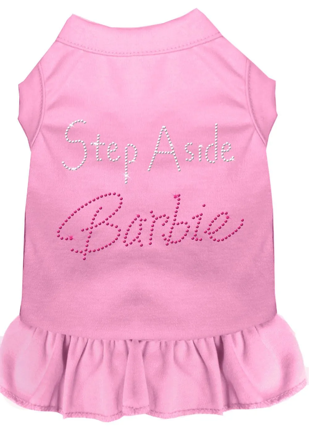 Step Aside Barbie Rhinestone Dress Light Pink Med (12)