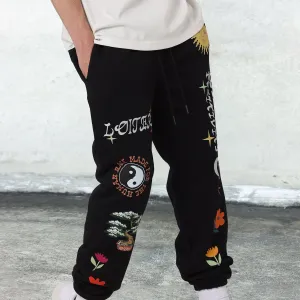 Trendy hip-hop retro street sweatpants