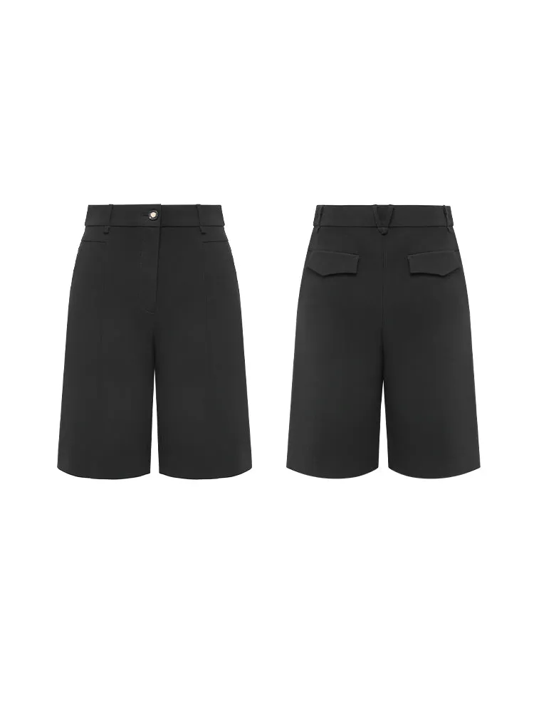 YAYING Acetate Mid-Length Pants