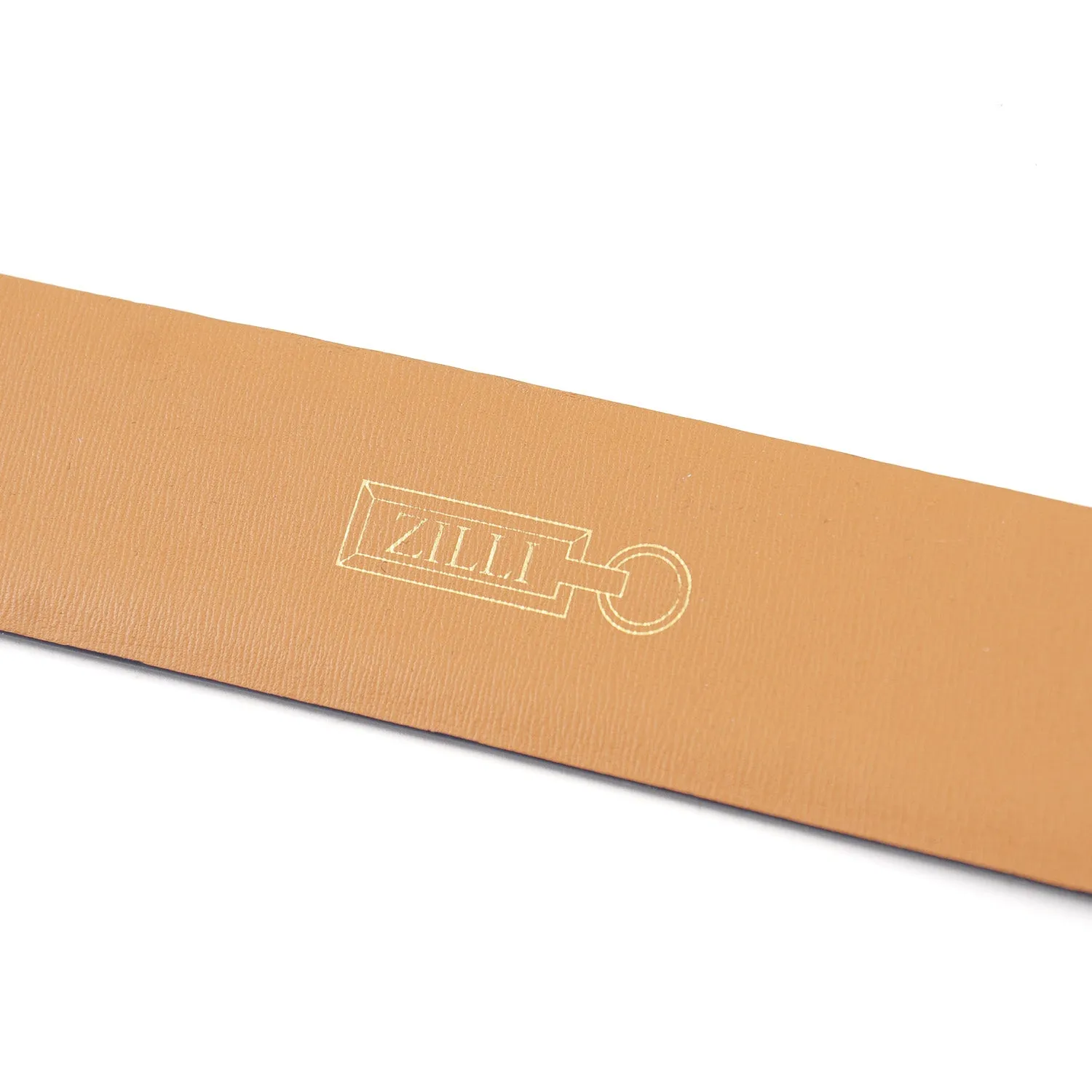 Zilli Crocodile Belt with Diamond Knurled Buckle